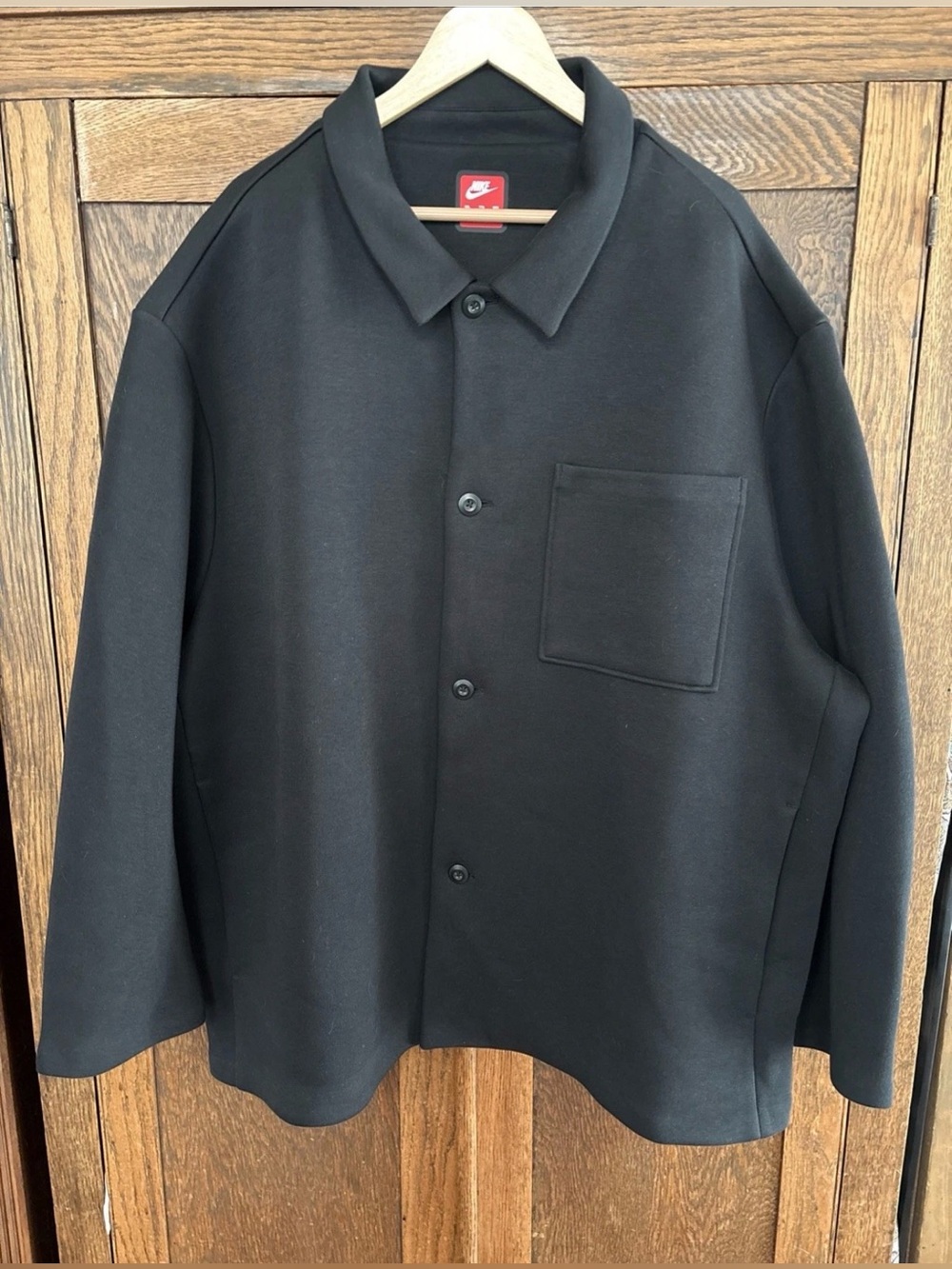 Nike Men’s Black Button-Front Jacket XXL